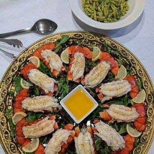 Fresh Fish Platter with Lemon